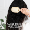 TELETIES - Detangler Hair Brush for Medium Hair - Tan