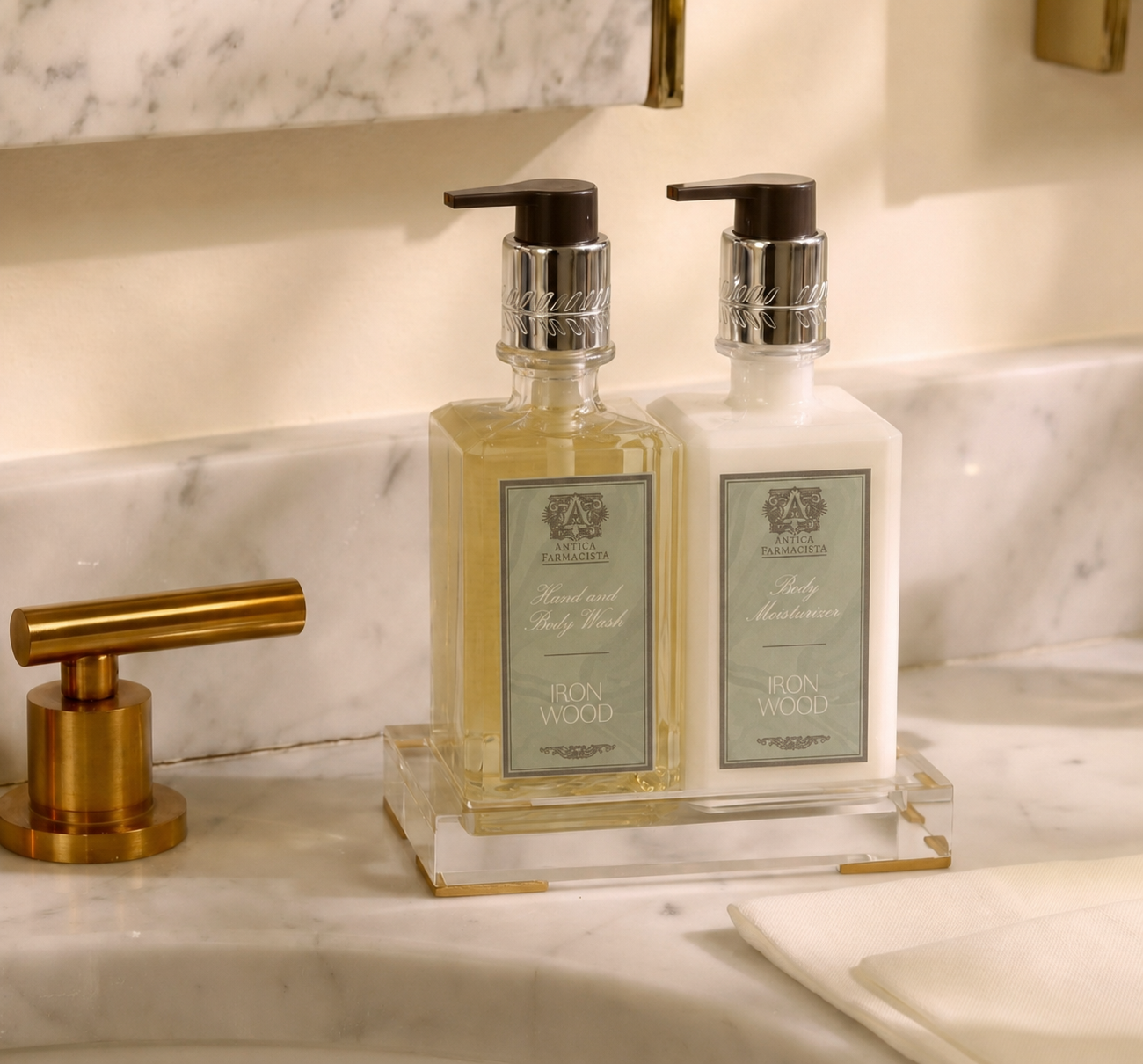 Antica Farmacista Hand Soap & Lotion Set - Iron Wood
