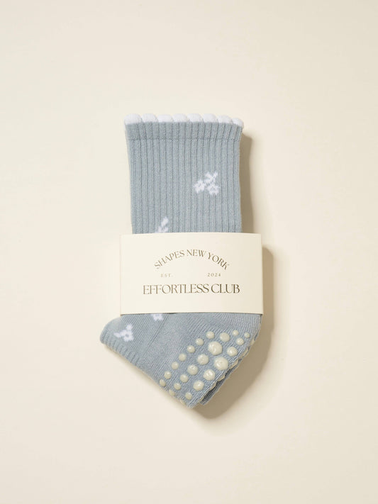 Snowflake Petal Grip Sock