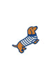 Field Trip Threads - Dachshund Embroidered Patch Dog in Sweater Patch Cute Wiener