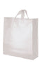 Store Supply Warehouse - Frosted Retail Shopping Bags: Clear / Case of 100 / Medium