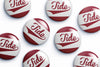 Cute As A Button - Alabama Tide Script Button