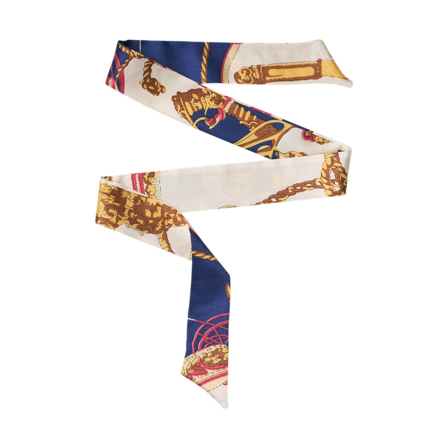 Malibu Sugar - Twilly Silk Scarves for Handbags: Creme