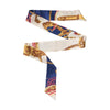 Malibu Sugar - Twilly Silk Scarves for Handbags: Creme