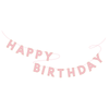 Bonjour Fête - PINK SIGNATURE HAPPY BIRTHDAY BANNER