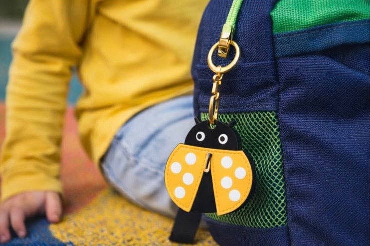 TagIt - Little Explorer Universal Tracker Charm — White Dog