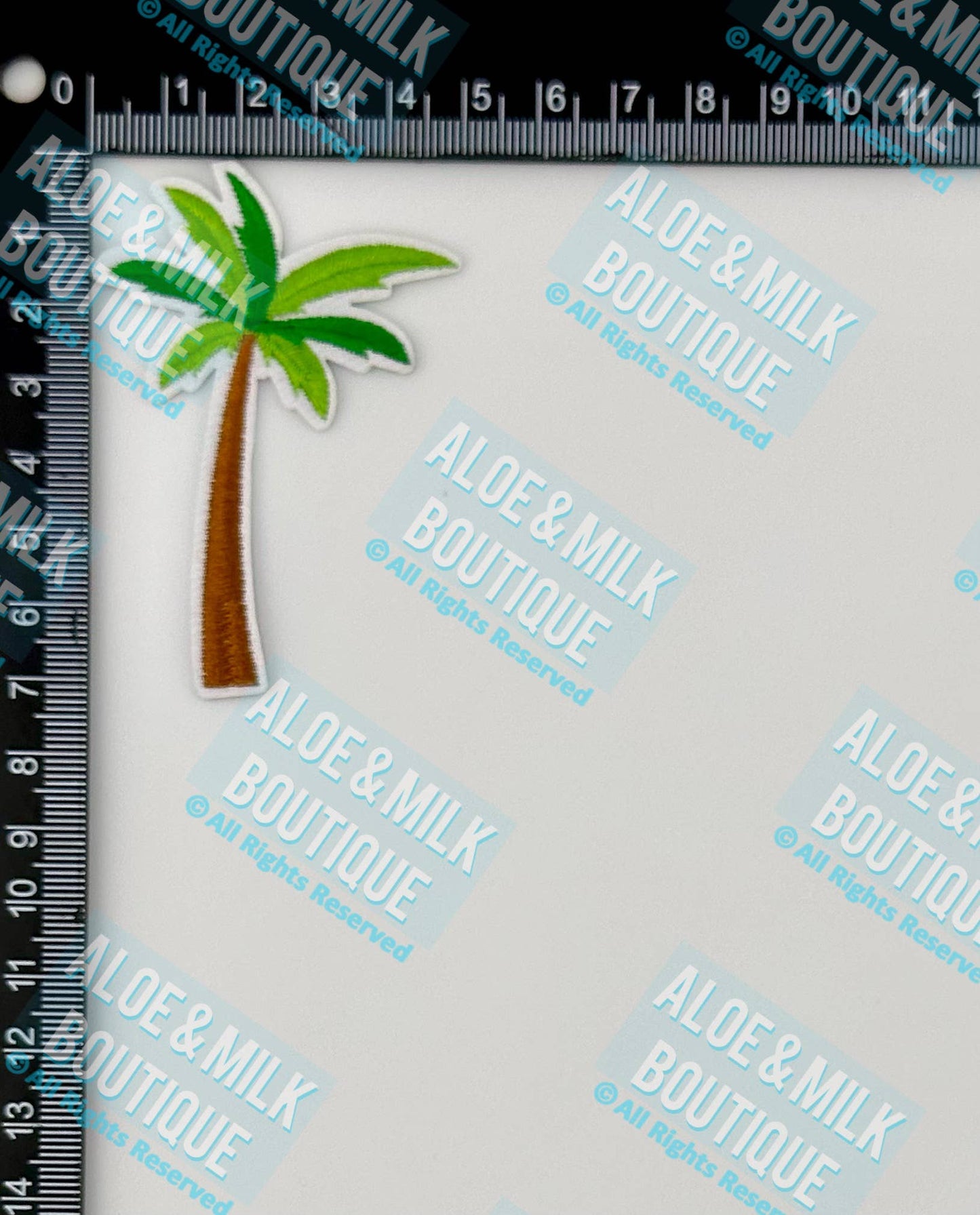 Aloe and Milk Boutique - Palm Tree Patch, Beach Patches, Pool Party, Hawaii, Summer