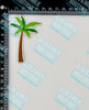 Aloe and Milk Boutique - Palm Tree Patch, Beach Patches, Pool Party, Hawaii, Summer