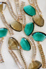 St Armands Designs of Sarasota - Brown Swingy Diamond Drop Fall Statement Earrings
