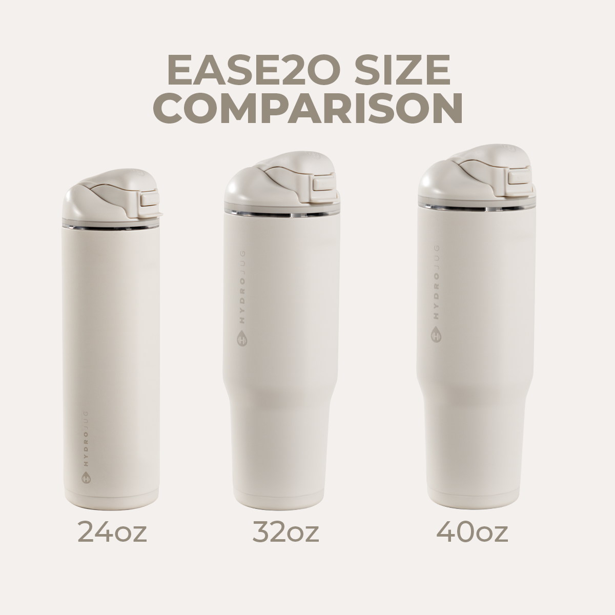 HydroJug - Linen HydroJug 24 oz Ease2o