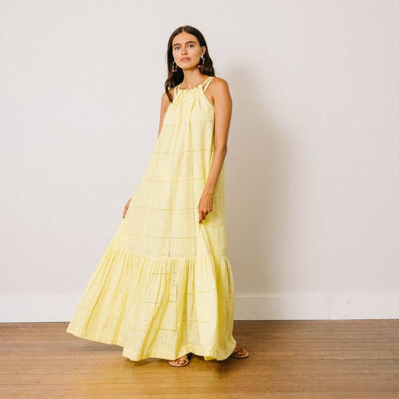 Sunshine Tienda - Lemonade Shell Camilla Dress: XS