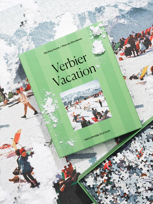 Piecework - 🎄NEW🎄Verbier Vacation - 750 Piece Slim Aarons Puzzle