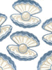 Field Trip Threads - Pearl Oyster Embroidered Patch Coastal Shell Patch Nautical