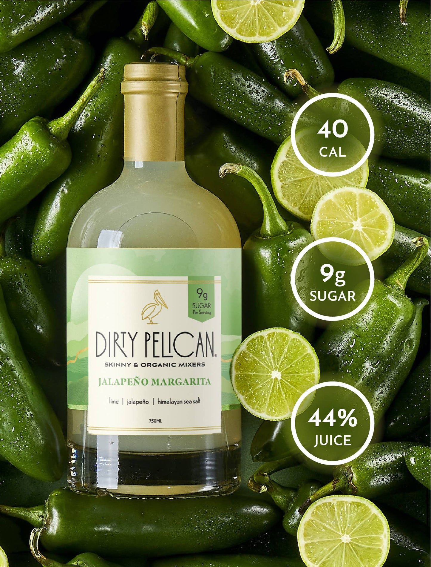Dirty Pelican - Jalapeño Margarita: 375mL