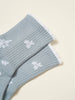 Snowflake Petal Grip Sock