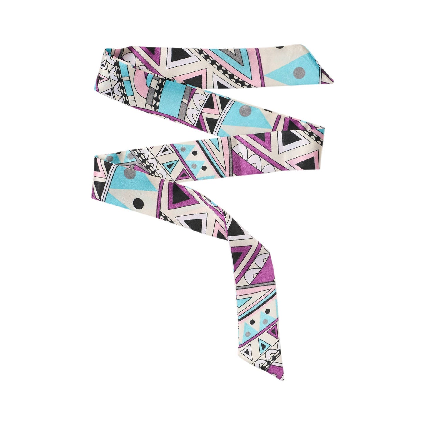 Malibu Sugar - Twilly Silk Scarves for Handbags: Creme