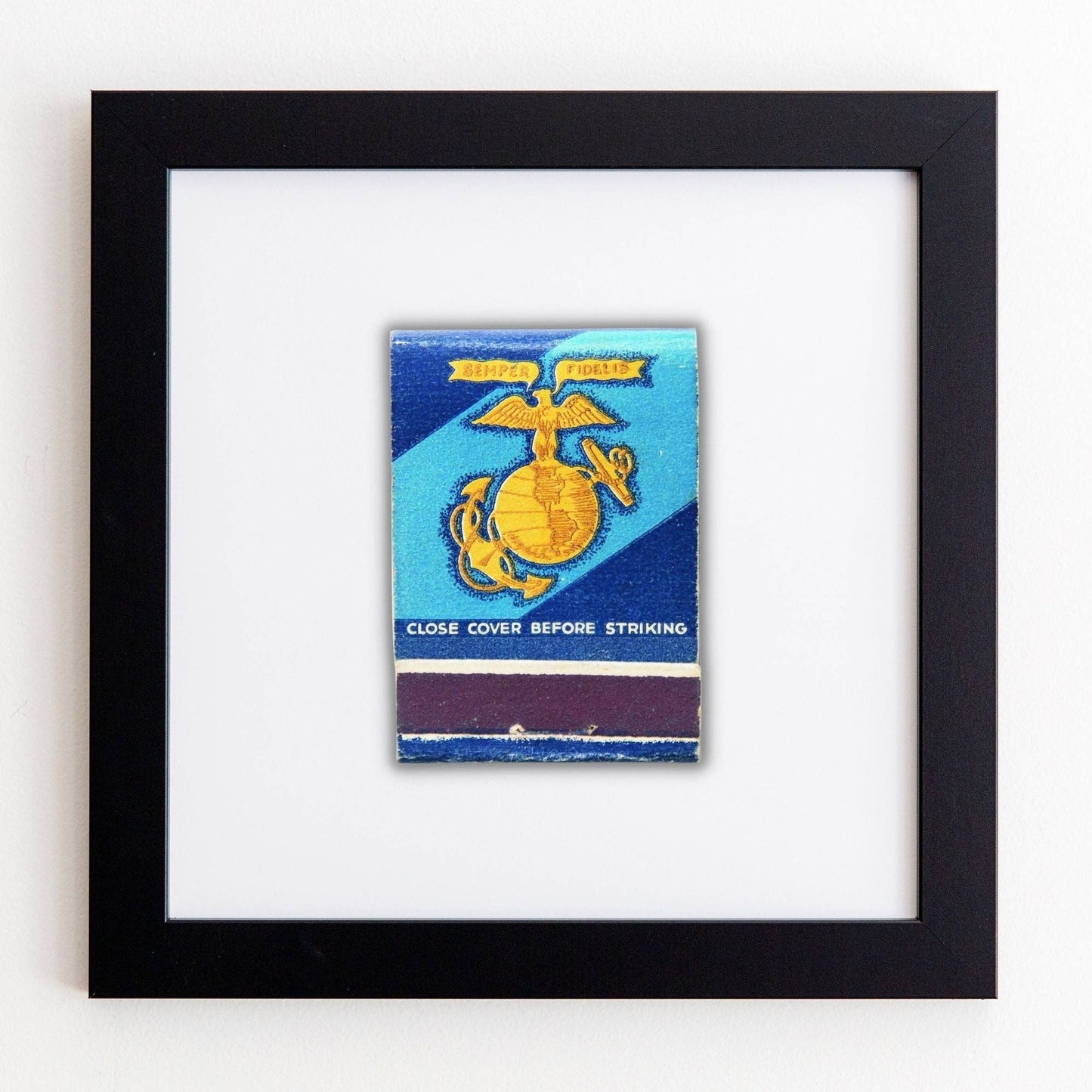 Match South - U.S. Marines: White Frame: $135