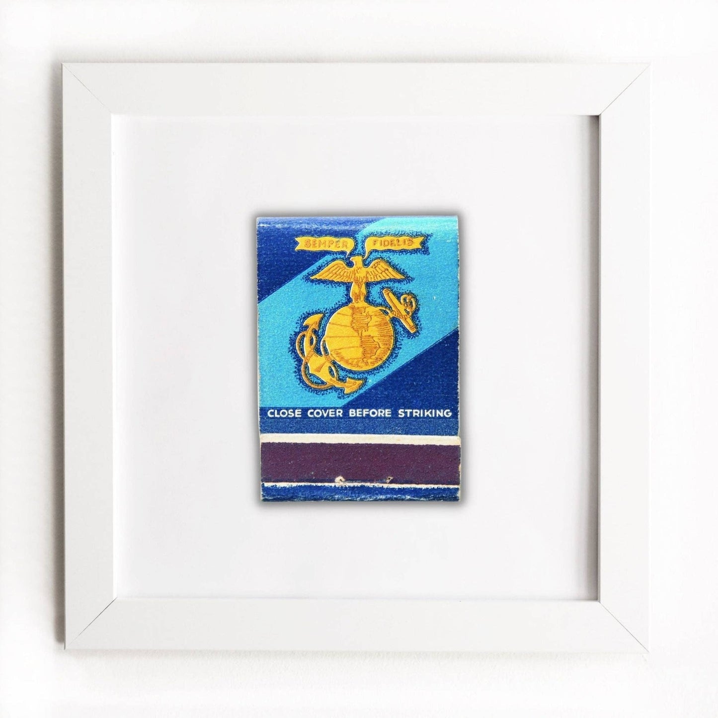 Match South - U.S. Marines: White Frame: $135