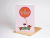 The Shelley Society - A Tini Weenie Bit Older Espresso Dog Birthday Greeting Card