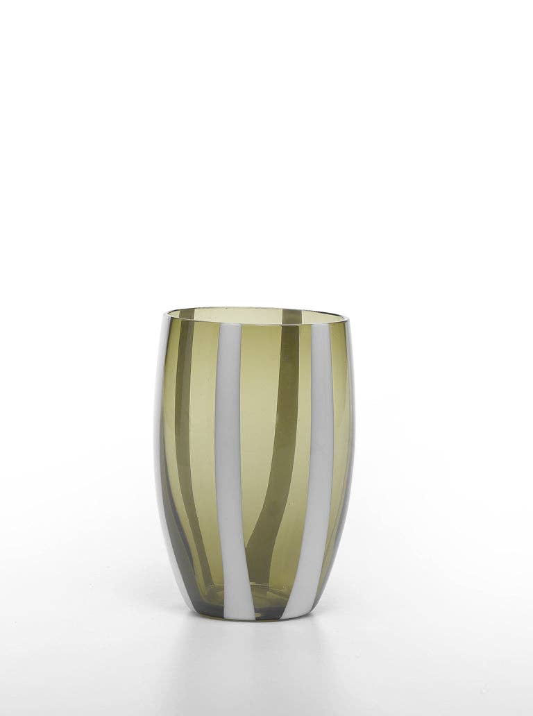 Zafferano America - Gessato tumbler: Transparent