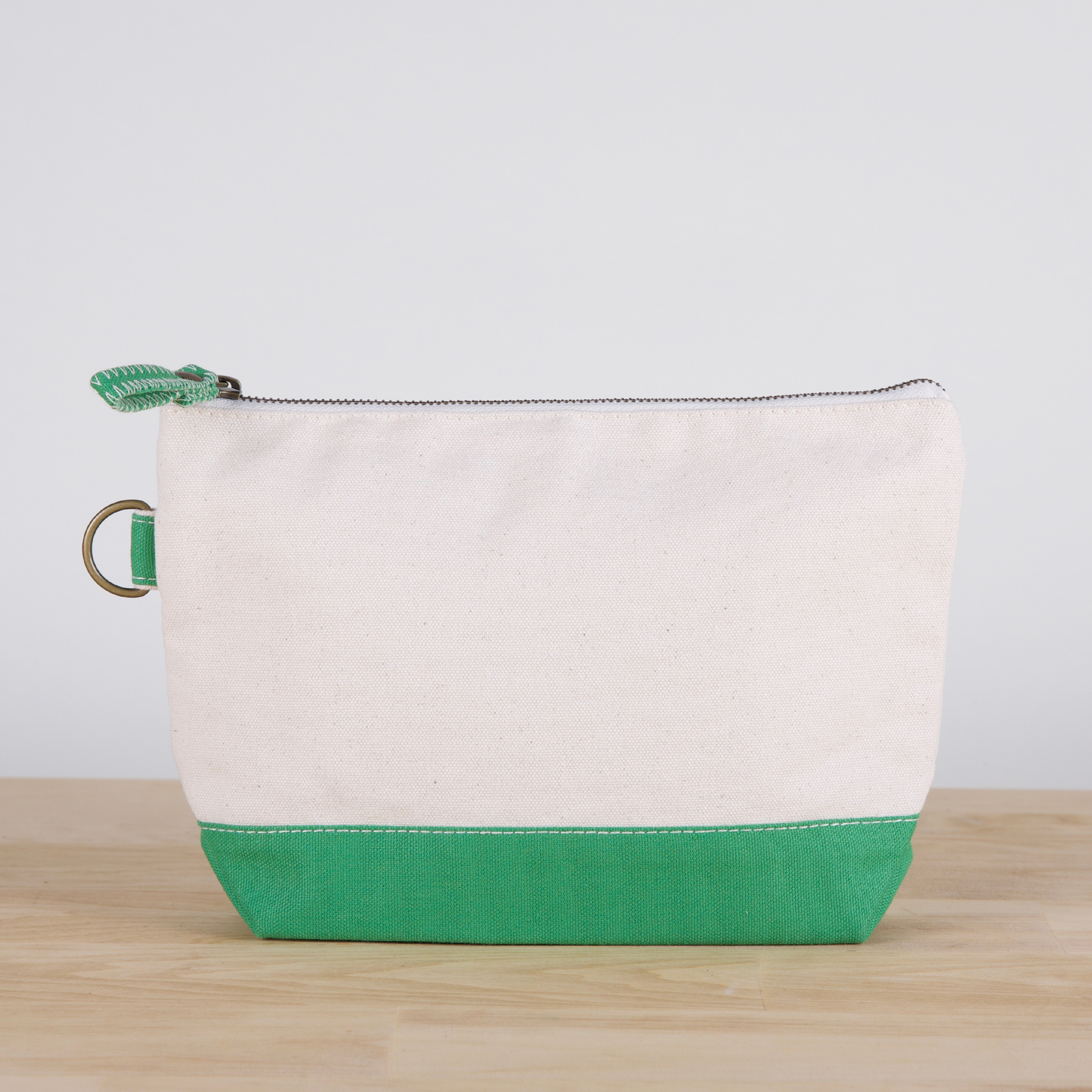 ShoreBags - All In Zip Top Pouch: Natural / No Monogram