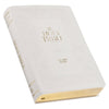 Christian Art Gifts - KJV Bible Giant Print Standard-size Faux Leather, White