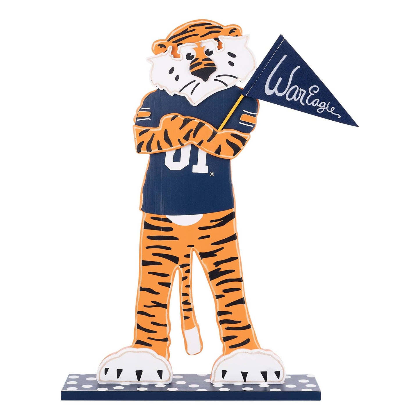 Glory Haus - Aubie Wooden Mascot