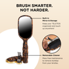 TELETIES - Detangler Hair Brush for Fine Hair - Tortoise