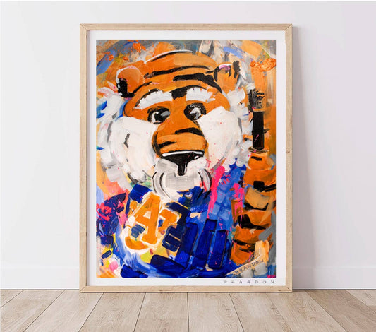 Auburn University Tigers "Aubie" Print