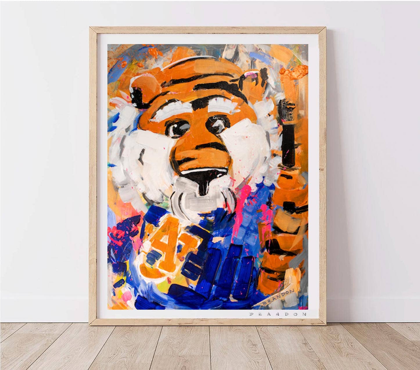 Auburn University Tigers "Aubie" Print