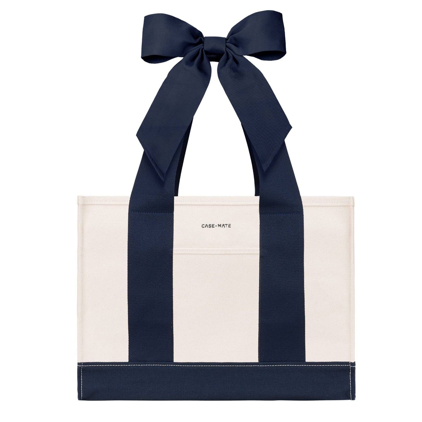 Case-Mate - Case-Mate Canvas Tote: Oxford Navy Bow