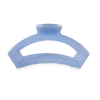 TELETIES - Open Hair Clip | Medium | Blue Lagoon