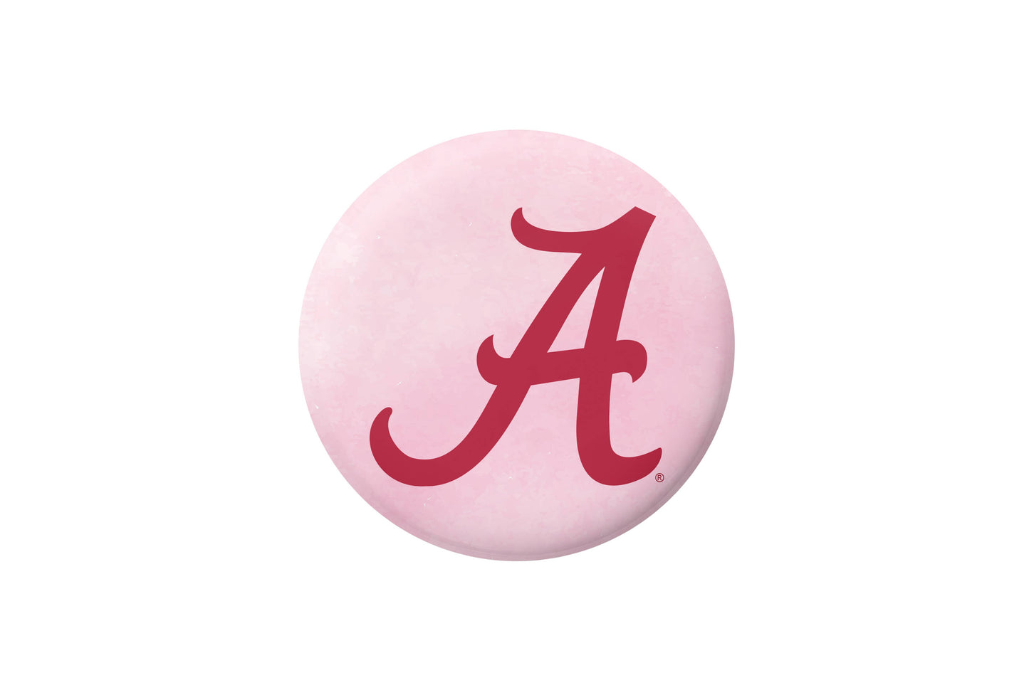 Cute As A Button - Alabama Pink Logo Button