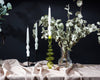Twist Taper Candles - Ice White