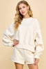 TCEC - CT7976-Dropped Shoulder Sweatshirt : Baby Pink / S