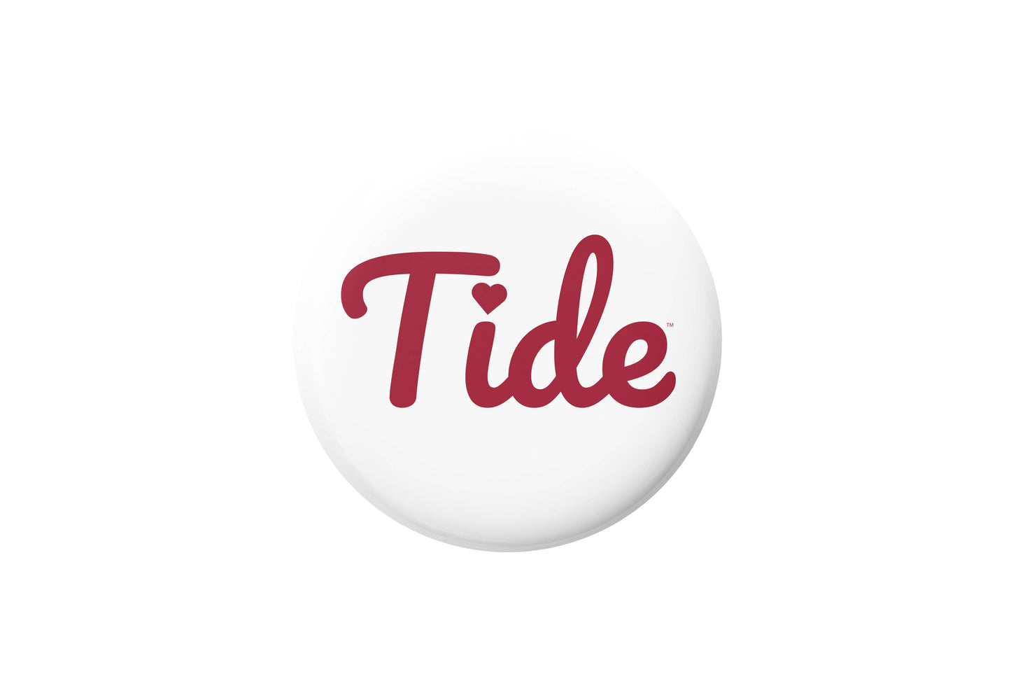 Cute As A Button - Alabama Tide Heart Button