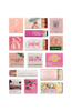 Match South - Pink Collage Poster: 18 x 24