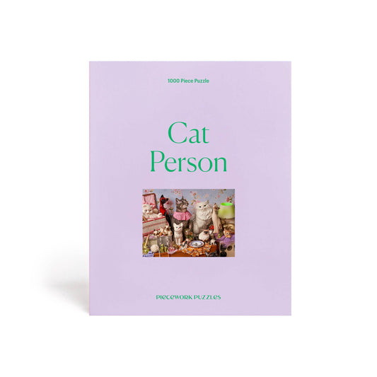 Piecework Puzzles - ✨LIMITED RESTOCK✨Cat Person 1000 Piece Puzzle