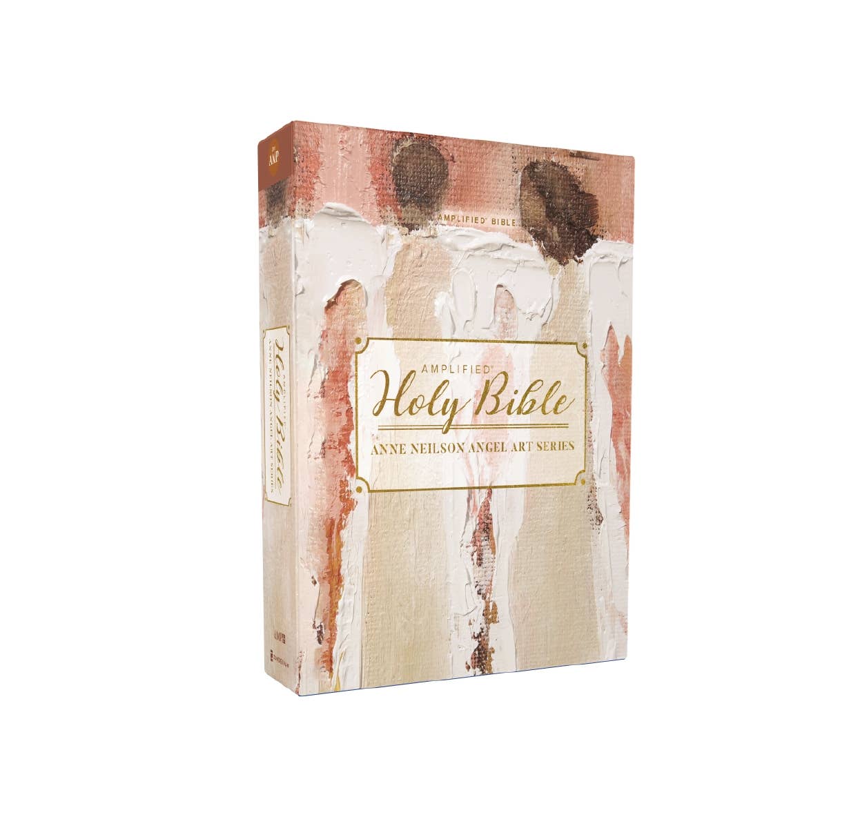 HarperCollins Christian Publishing - Amplified Bible Anne Neilson Angel Art Leathersoft Blush