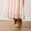 Sunshine Tienda - Cherry Pinstripe Sophia Dress: S