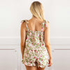 8 Oak Lane - Botanical Berry Tie Top Ruffle Sleep Set: M