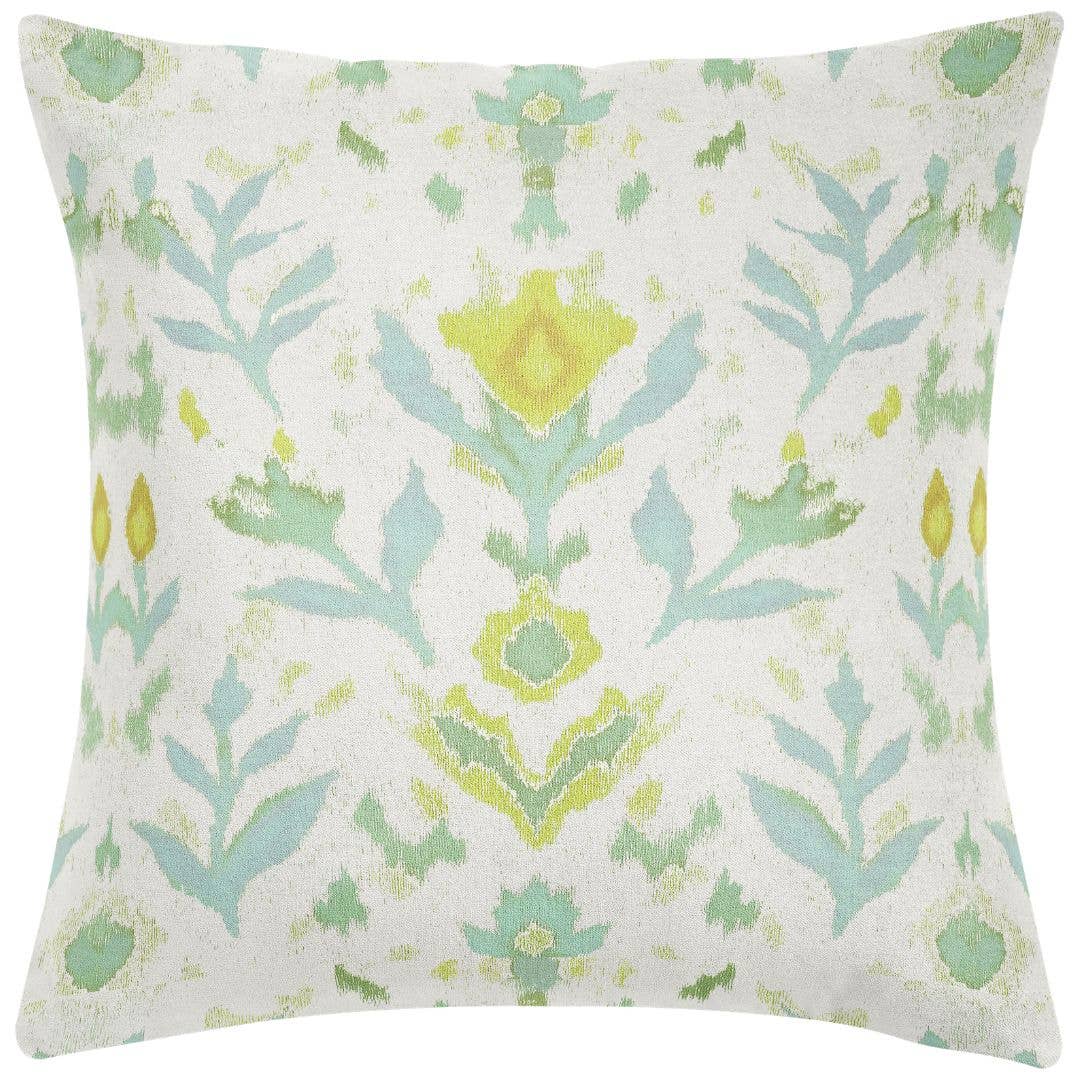 Laura Park Designs - Petal Garden Linen Decorative Pillow: 22” x 22” Throw Pillow