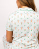 The Royal Standard - Love Blooms Here Short Sleeve Button Up Sleep Shirt   White/Multi   -Asst.: XLarge