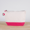 ShoreBags - All In Zip Top Pouch: Natural / No Monogram