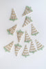 St Armands Designs of Sarasota - Crystal and Chalcedony Christmas Tree Holiday Earrings