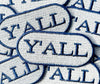 Field Trip Threads - Blue Y'all Embroidered Iron-on Patch for Hats & Clothing