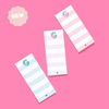 Joy Creative Shop - NEW - Initial Tall & Skinny Notepads: Lavendar & Kelly / A