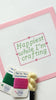 Cotswold Co Designs - Happiest When I’m Crafting Door Hanger Sign Needlepoint Canvas, 18 Mesh, 4x4 Design