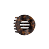 TELETIES - Tortoise | Medium | Flat Circle Hair Clip