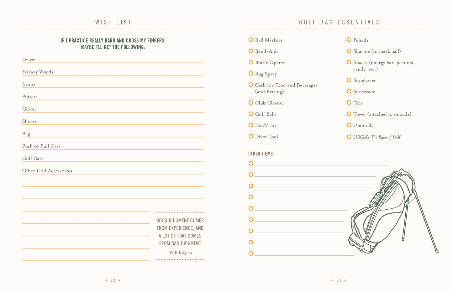 Chronicle Books - Ultimate Golf Journal